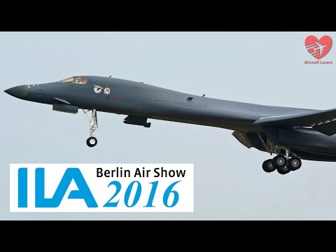 ILA Berlin Air Show 2016│B-1B Lancer (USAF)│Arrival